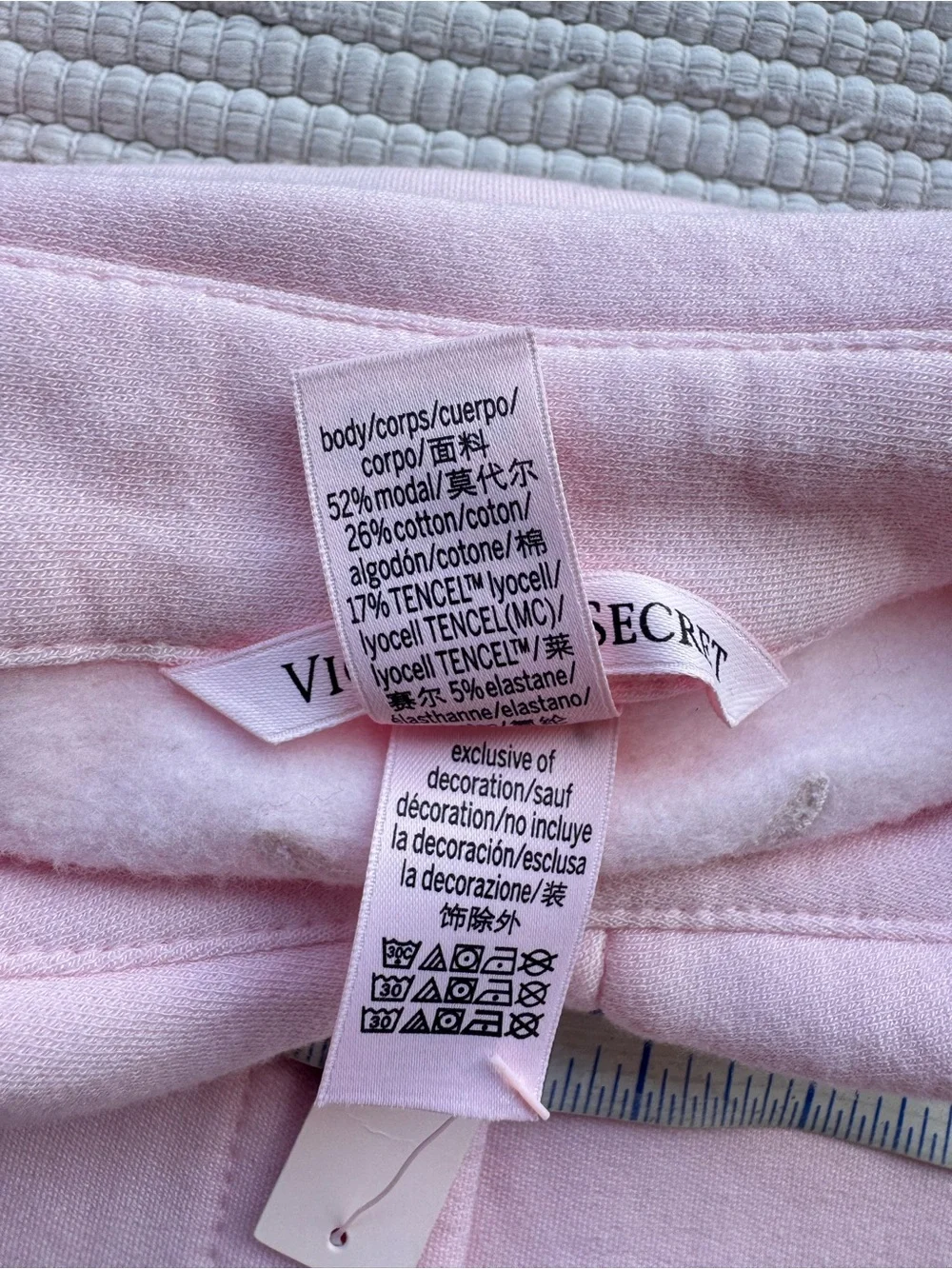Victoria’s Secret Luxe Modal Fleece Shacket Jacket Pink NWT Medium - Picture 10 of 12
